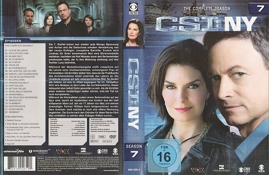 dvd cover CSI: NY Seasons 1-9 (german)