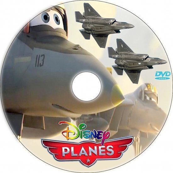 dvd cover Planes Custom DVD Labels