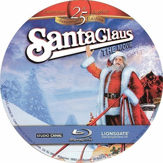 dvd cover Santa Claus The Movie (1985) Blu-Ray