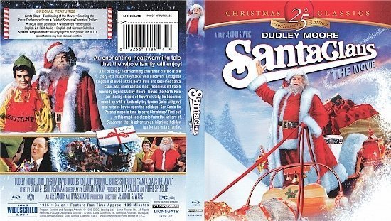 dvd cover Santa Claus The Movie (1985) Blu-Ray