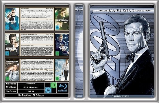 dvd cover Ultimate James Bond Collection Blu-Ray s (German)