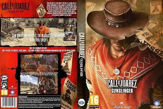 dvd cover call of juarez gunslingers