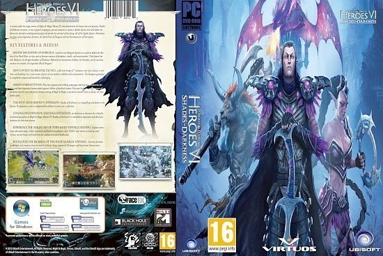 dvd cover Might and Magic Heroes VI Shades of Darkness