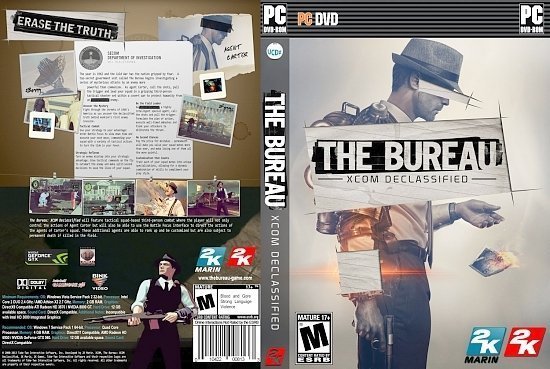 dvd cover The Bureau XCOM Declassified