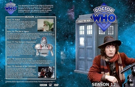dvd cover Doctor Who Spanning Spine Volume 12 (Season 12)