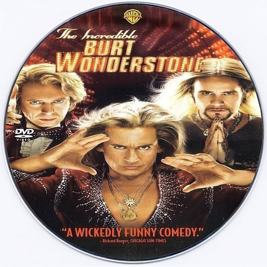 dvd cover The Incredible Burt Wonderstone Custom DVD Label
