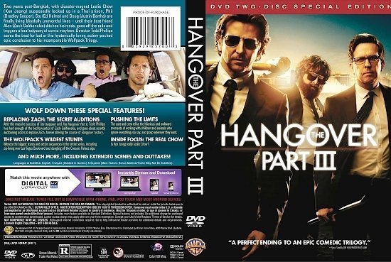dvd cover The Hangover: Part III R1 SE