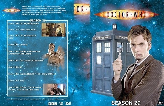 dvd cover Doctor Who Spanning Spine Volume 30 (Season 29 or Series 3)