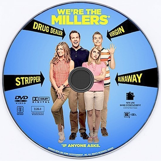 dvd cover We're The Millers Custom DVD Label