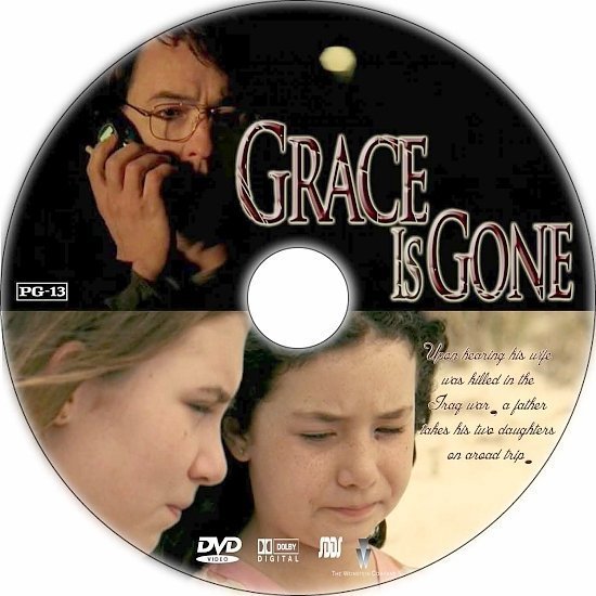 dvd cover Grace is Gone (2007) Custom DVD Label
