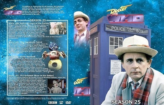 dvd cover Doctor Who Spanning Spine Volume 25 (Season 25)