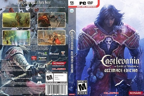 dvd cover Castlevania Lords of Shadow