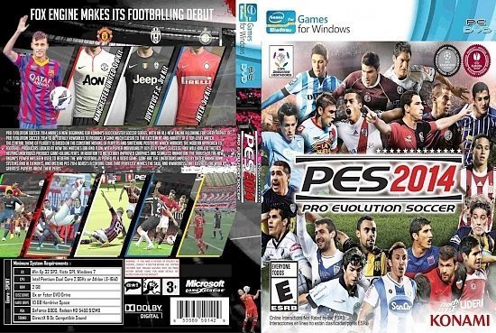 dvd cover Pro Evolution Soccer (PES)