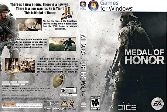 dvd cover Medal of Honor