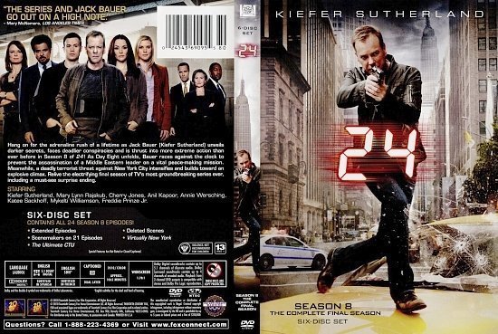 dvd cover 24 season 8