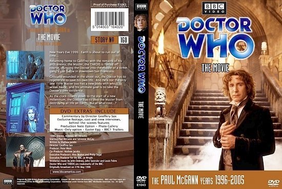 dvd cover Doctor Who The Movie