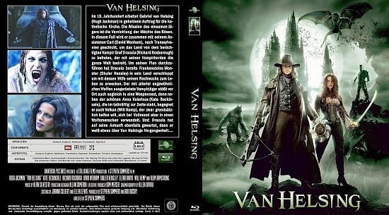 dvd cover Van Helsing (2004) Blu-Ray (german)