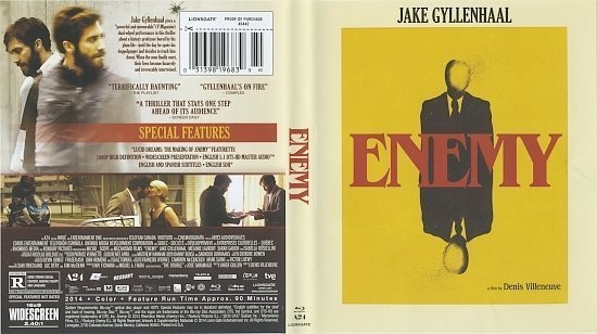 dvd cover Enemy Blu-Ray