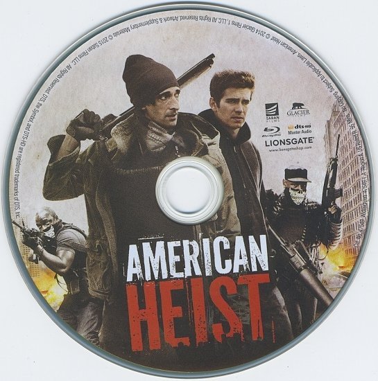 dvd cover American Heist Blu-Ray