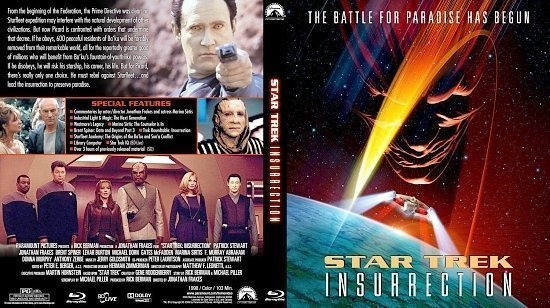 dvd cover Star Trek: Insurrection