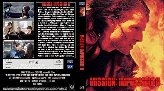 dvd cover Mission Impossible 2 (2000) Blu-Ray (german)