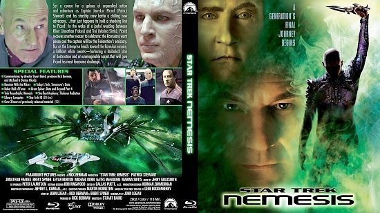 dvd cover Star Trek: Nemesis