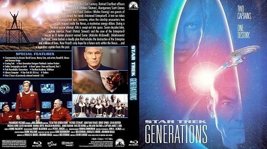 dvd cover Star Trek: Generations