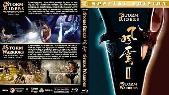 dvd cover The Storm Riders / The Storm Warriors