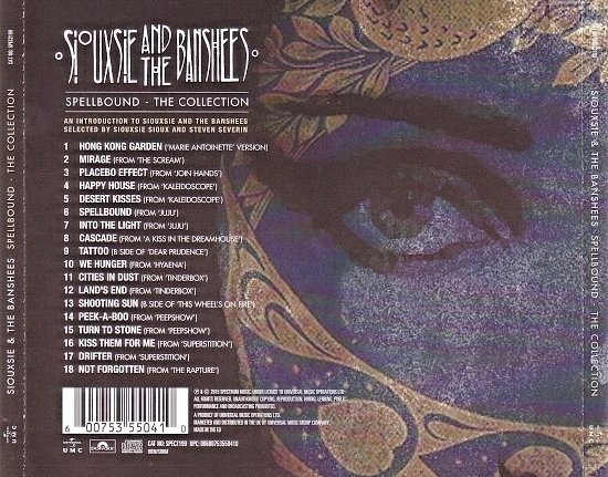 dvd cover Siouxsie & The Banshees - Spellbound - The Collection