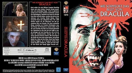 dvd cover Wie schmeckt das Blut von Dracula (1970) Custom Blu-Ray (german)