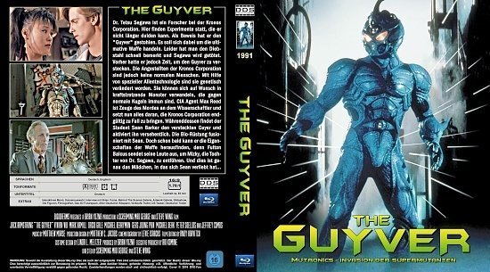 dvd cover The Guyver (1991) Blu-Ray (german)