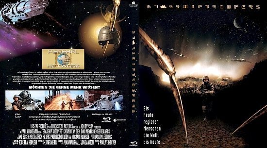 dvd cover Starship Troopers (1997) Blu-Ray (german)