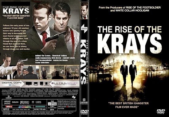 dvd cover Rise Of The Krays R1 Custom