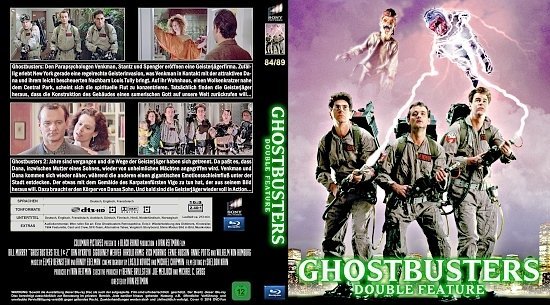 dvd cover Ghostbusters 1 & 2 Blu-Ray (german)