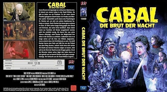dvd cover Cabal die Brut der Nacht (1990) Custom Blu-Ray (german)