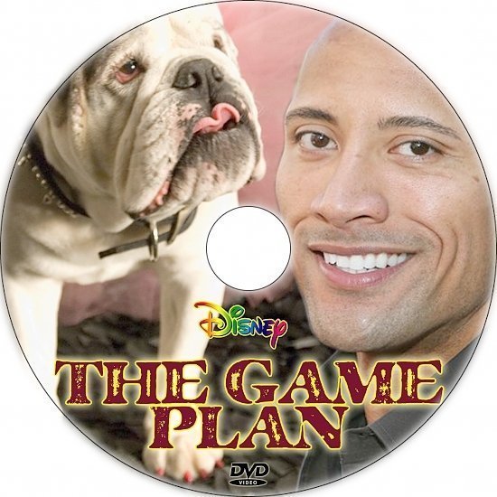 dvd cover The Game Plan (2007) Custom DVD Labels
