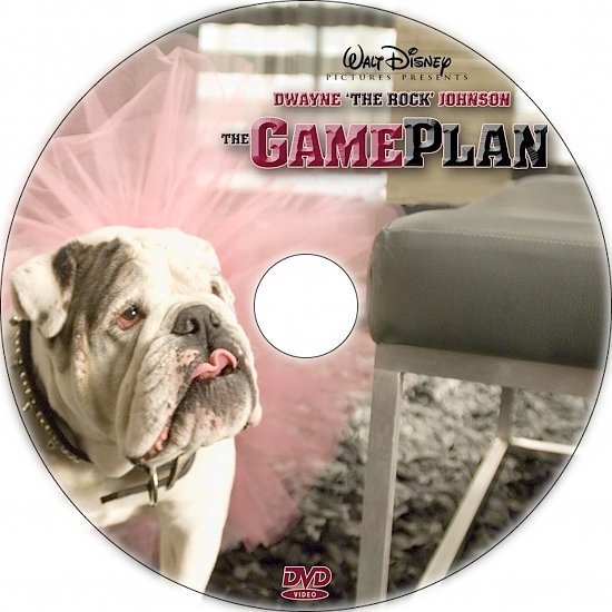 dvd cover The Game Plan (2007) Custom DVD Labels