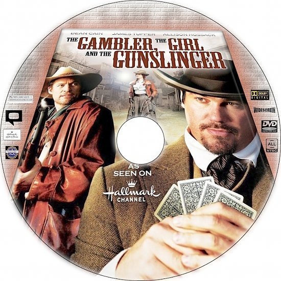 dvd cover The Gambler, The Girl and the Gunslinger (2009) R0 Custom DVD Label