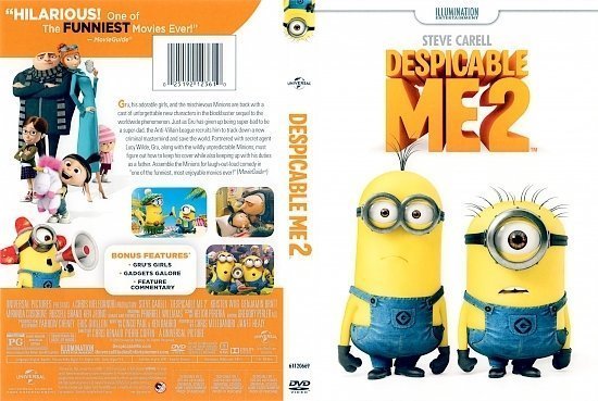 dvd cover Despicable Me 2 R1