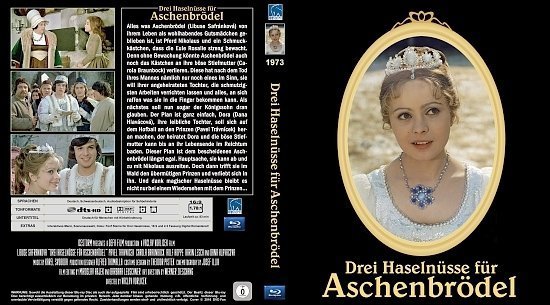 dvd cover Drei HaselnÃ¼sse fÃ¼r AschenbrÃ¶del (1973) Custom Blu-Ray (german)