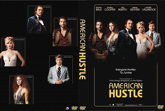 dvd cover American Hustle Custom DVD Label