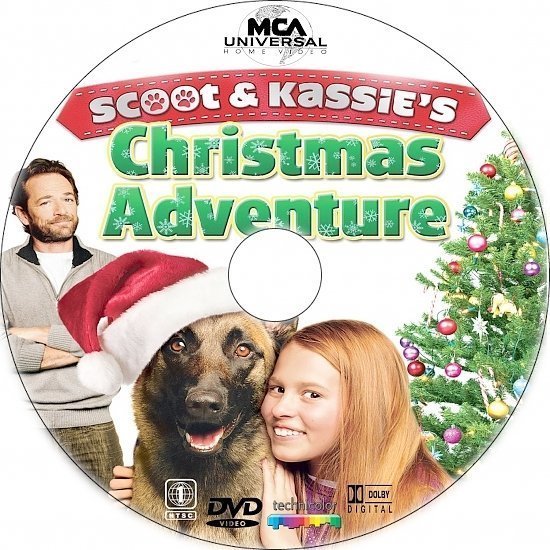 dvd cover Scoot & Kassie's Christmas Adventure R1 Custom DVD Label
