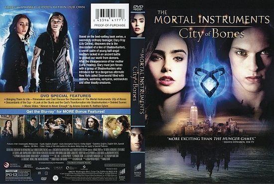 dvd cover The Mortal Instruments: City of Bones R1