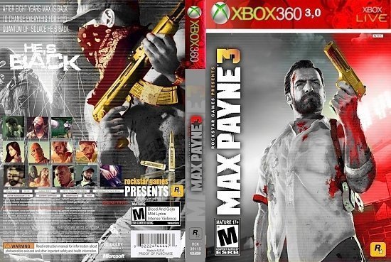 dvd cover Max Payne 3 v3,00