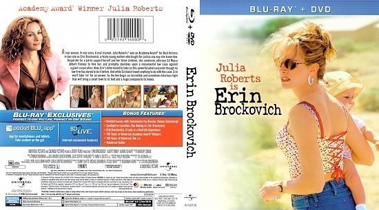 dvd cover Erin Brockovich