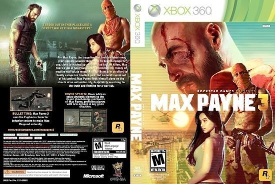dvd cover Max Payne 3 NTSC f2