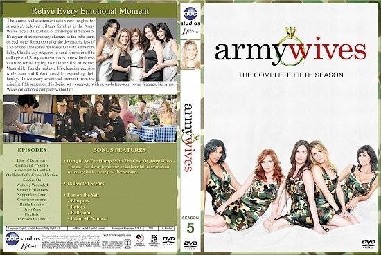 dvd cover Army Wives Season 5
