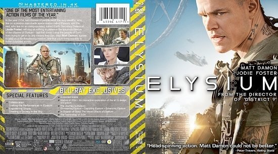 dvd cover Elysium