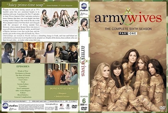 dvd cover Army Wives Season 6, Part 1