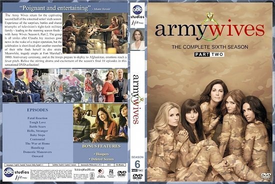 dvd cover Army Wives Season 6, Part 2